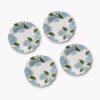 Melamine Assorted Dessert Plates - Hydrangea