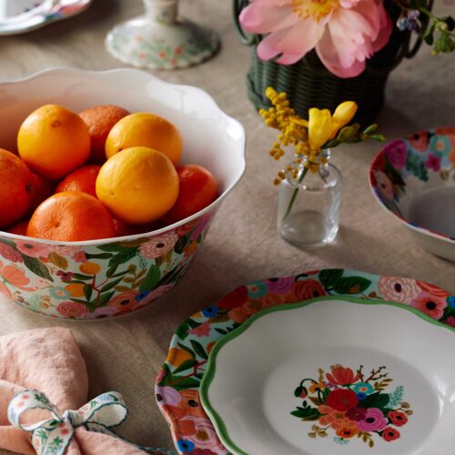 Alternative view of Melamine Serving Bowl - Garden Party