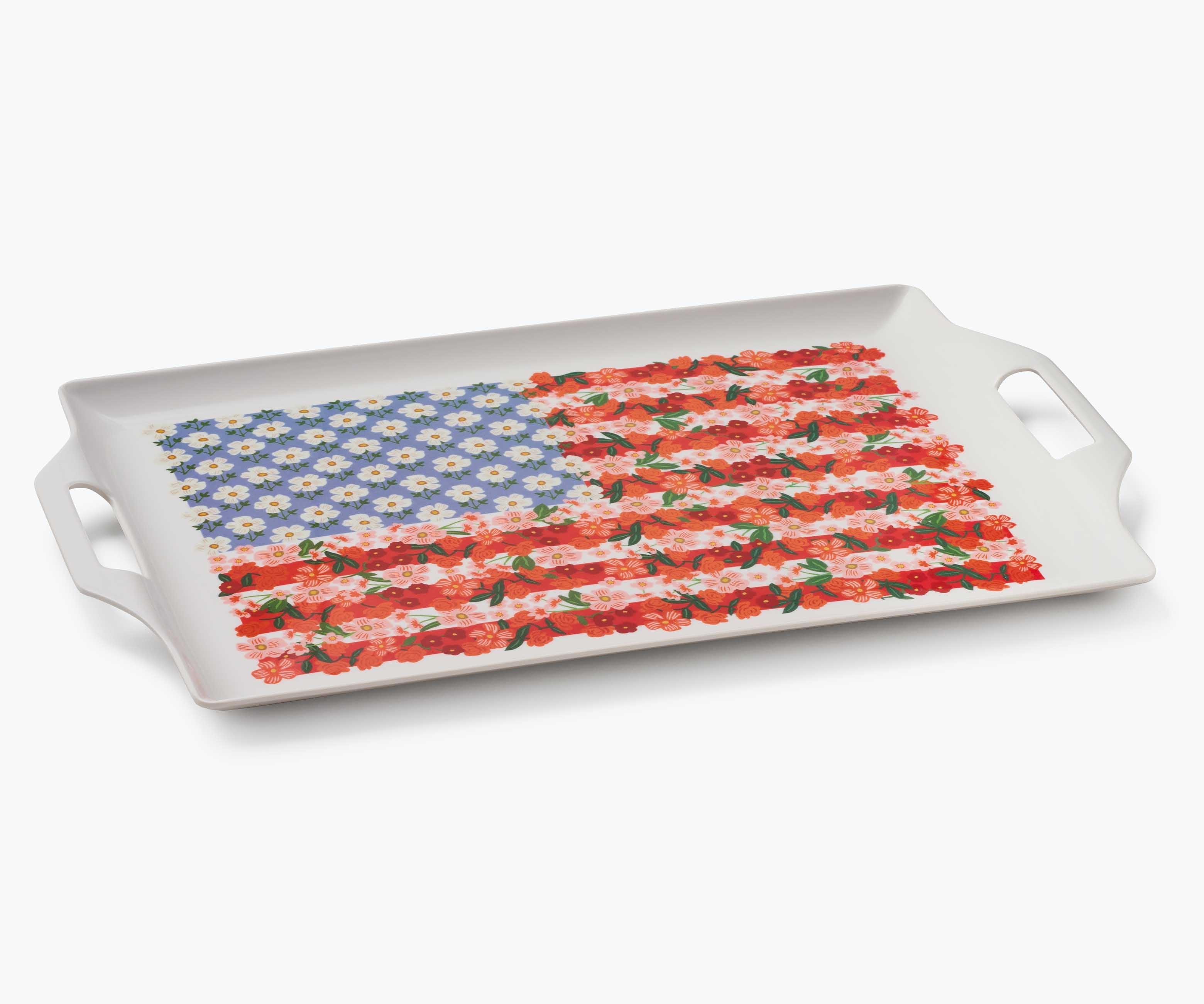 Melamine Serving Platter with Handles - Americana - Image 5