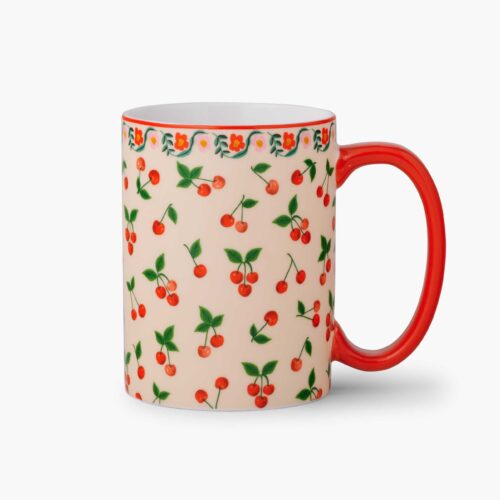 Porcelain Mug - Cherries