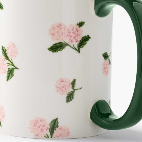 Alternative view of Porcelain Mug - Pink Hydrangea