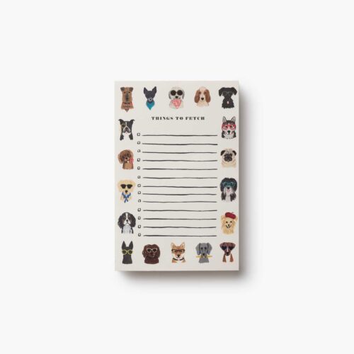 Checklist Notepad - Dog Days