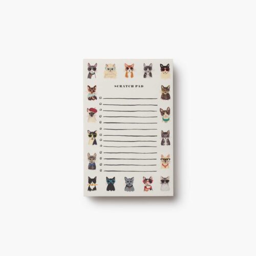 Checklist Notepad - Cool Cats