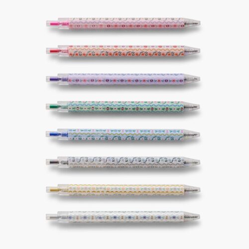 Gel Pen Set of 8 - Delphine