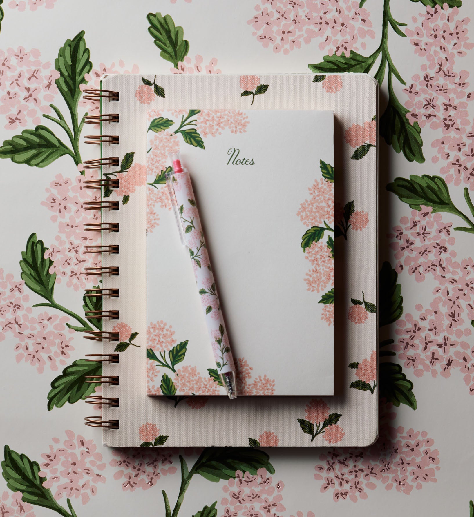 Blank Notepad - Pink Hydrangea - Image 3