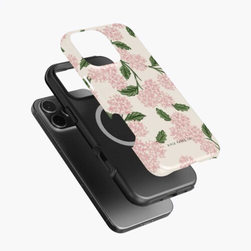 Alternative view of Phone Case - Pink Hydrangea