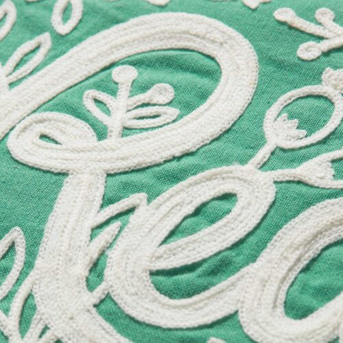 Alternative view of Read Embroidered Pillow - Sage