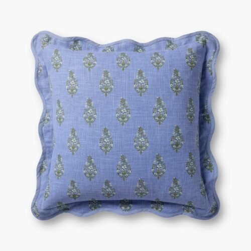 Paisley Pillow - Blue