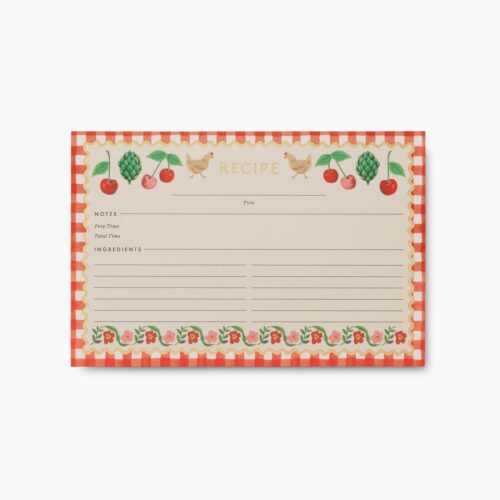 Recipe Cards - Cherry Farm