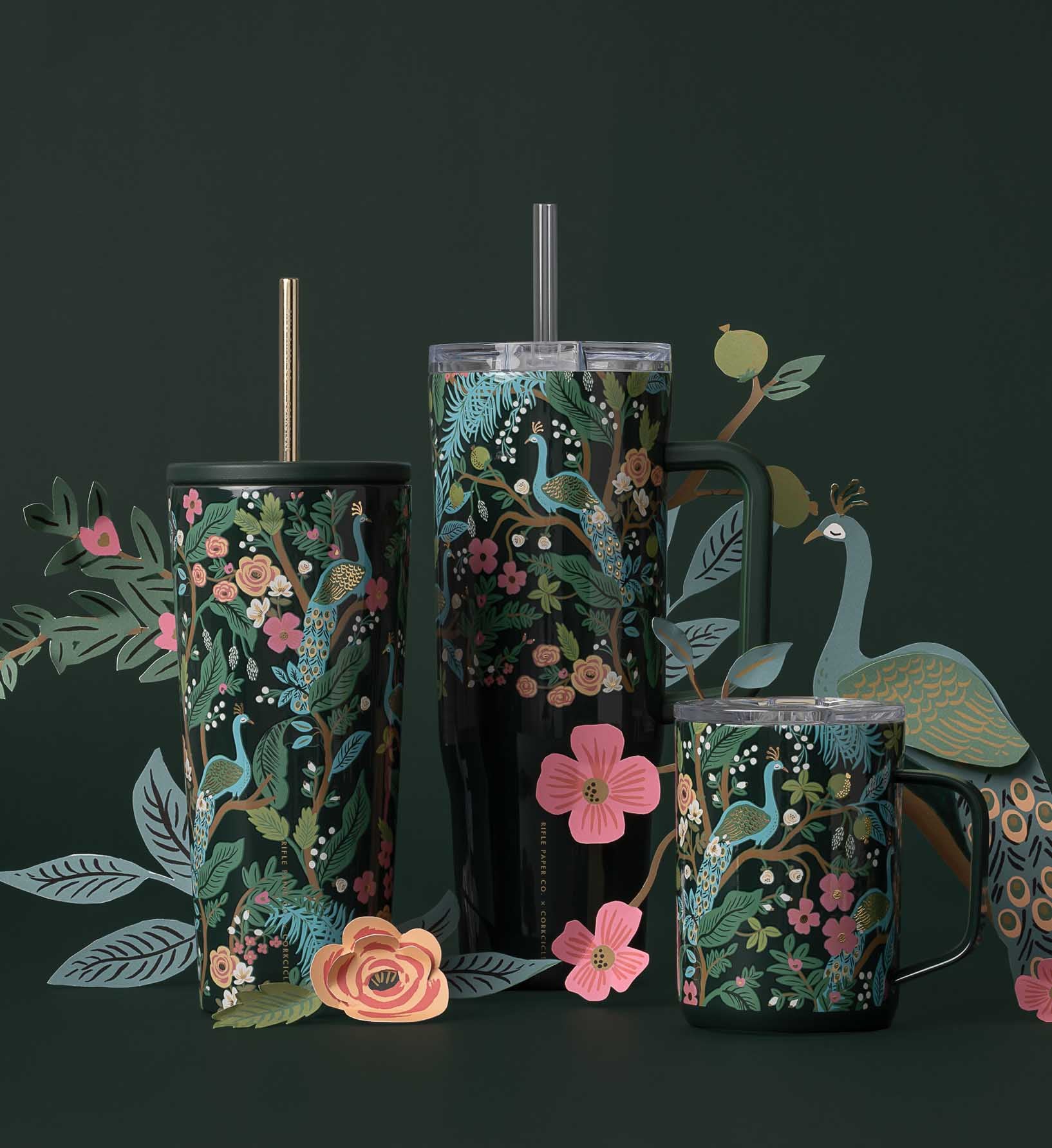 24 oz. Cold Cup - Peacock - Image 2