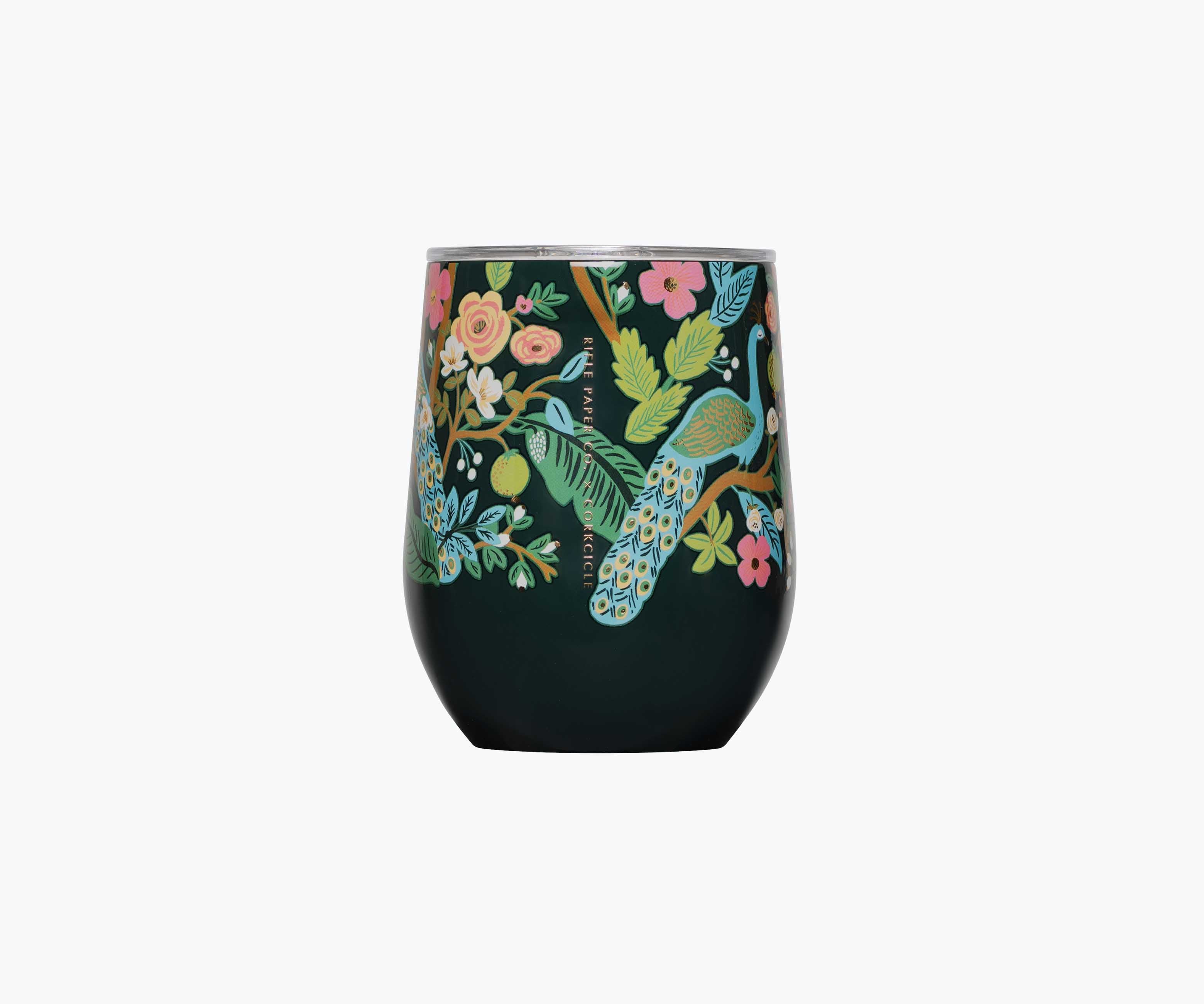 Stemless Wine Cup - Peacock - Image 2