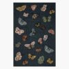 Highgrove Butterfly House Wool Hooked Rug - Charcoal