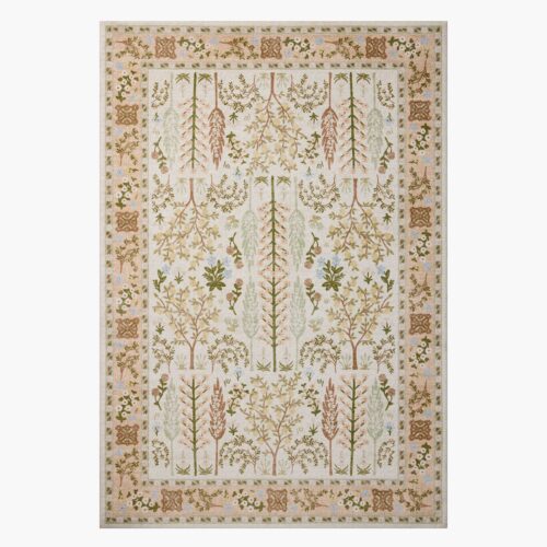 Canopy Bough Printed Rug - Cream