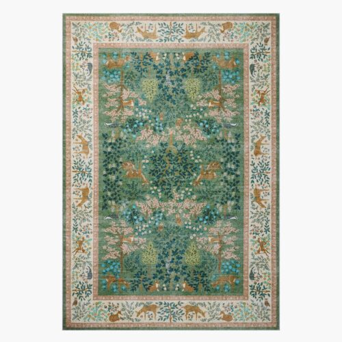 Canopy Woodland Printed Rug - Sage
