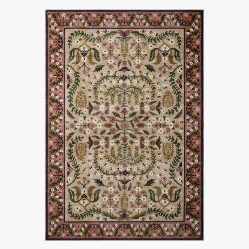 Canopy Edie Printed Rug - Aubergine