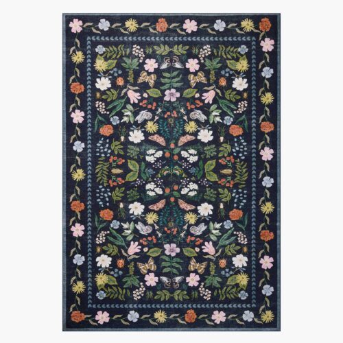 Canopy Curio Printed Rug - Charcoal