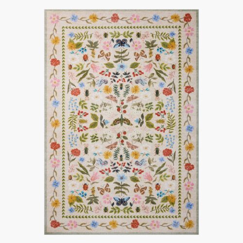 Canopy Curio Printed Rug - Cream