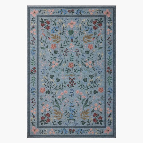 Wildwood Printed Rug - Wildwood Blue