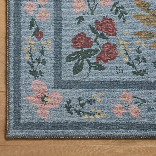 Alternative view of Wildwood Printed Rug - Wildwood Blue