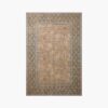 Edinburgh Aster Power Loomed Rug - Sand & Green