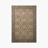 Edinburgh Maple Power Loomed Rug - Tan & Olive