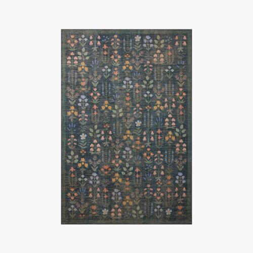 Edinburgh Campbell Power Loomed Rug - Navy
