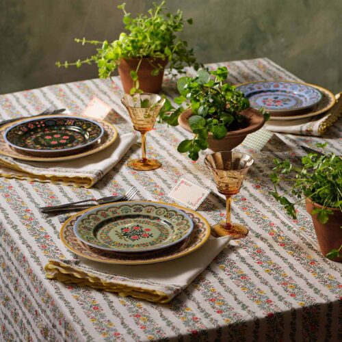 Alternative view of Cotton Tablecloth - Rosette