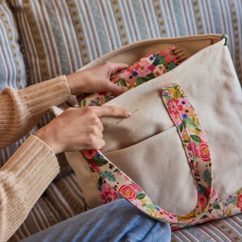 Alternative view of Canvas Carry All - Garden Party