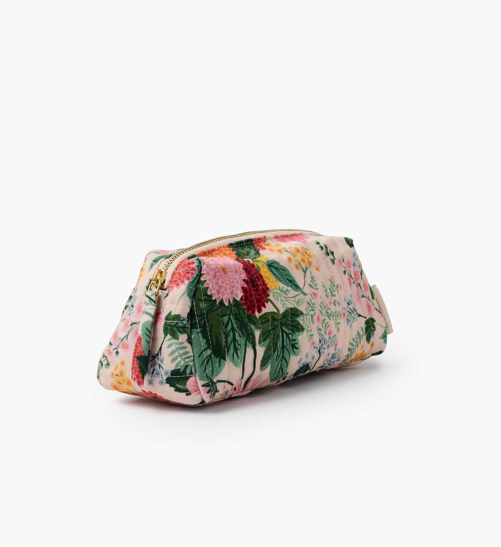 Quilted Small Cosmetic Pouch - Dahlia - Image 5