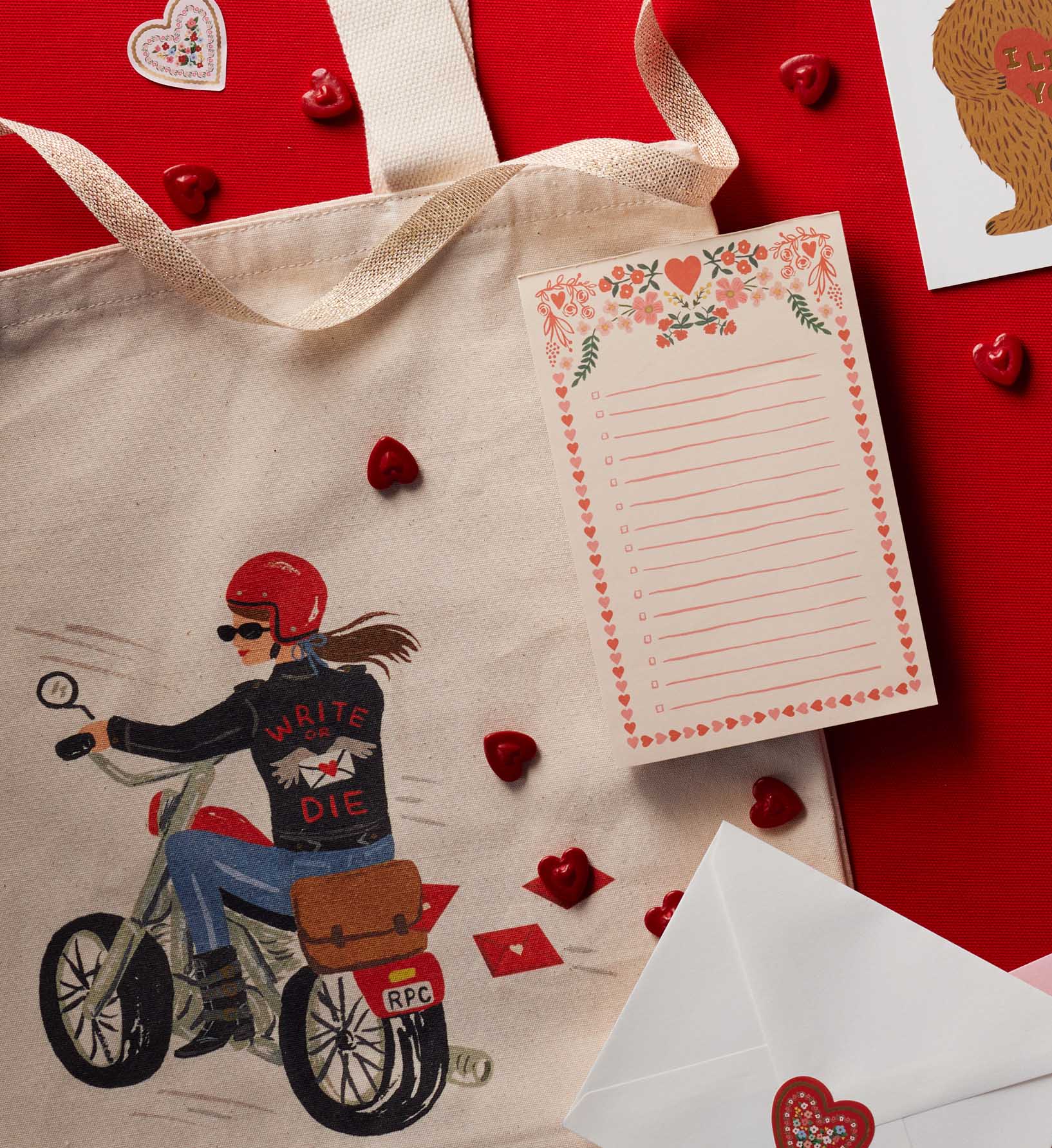 Canvas Tote Bag - Write or Die - Image 2