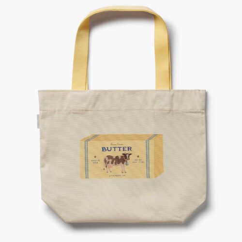 East West Canvas Tote Bag - Butter
