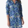 Poplin Nightshirt - Peacock