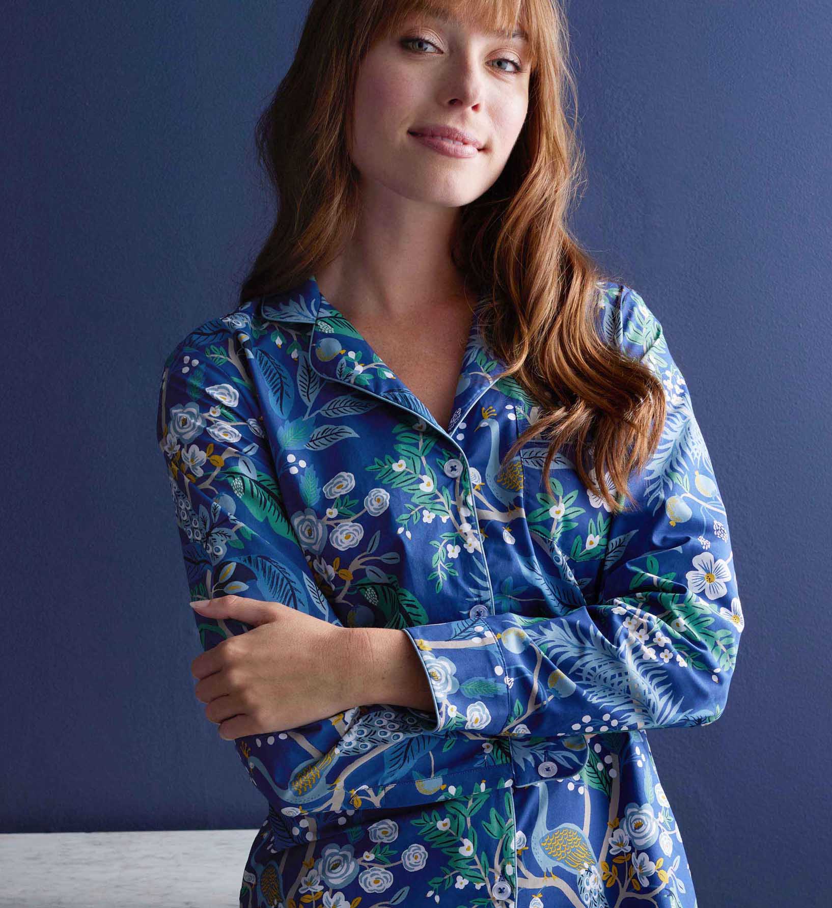 Poplin Nightshirt - Peacock - Image 2