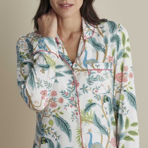 Alternative view of Tencel Modal Nightshirt - Peacock Ivory