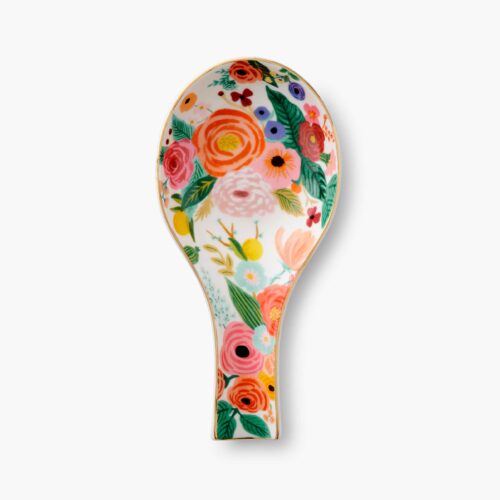 Porcelain Spoon Rest - Garden Party