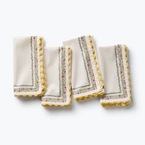 Cotton Napkin Set - Rosette