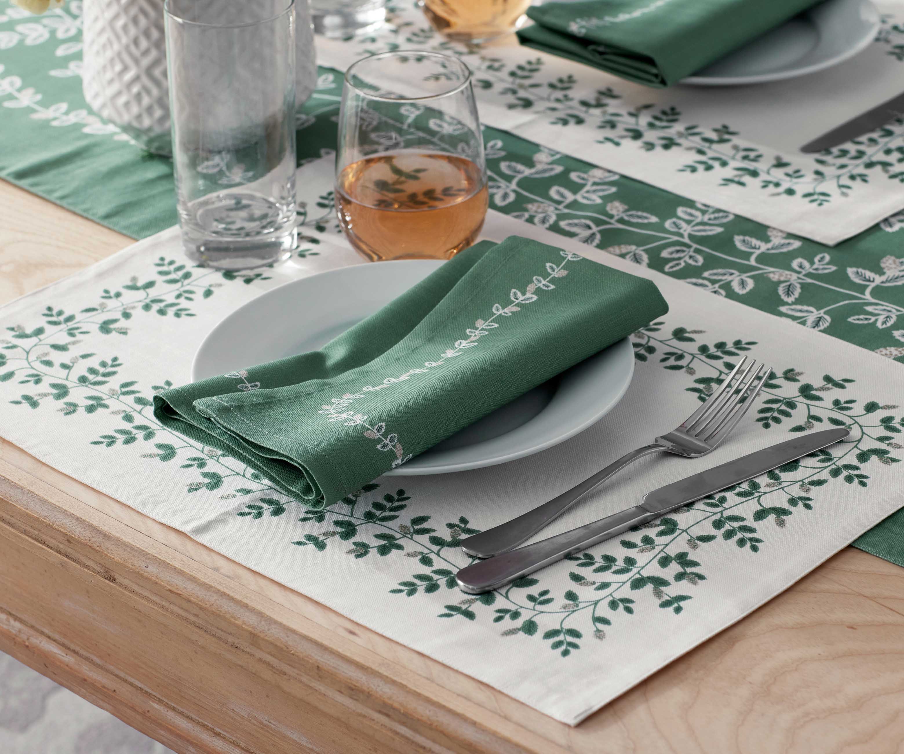 Cotton Placemats - Climbing Vines - Image 2