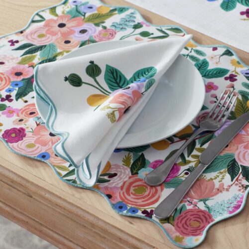 Alternative view of Cotton Placemats - Garden Party