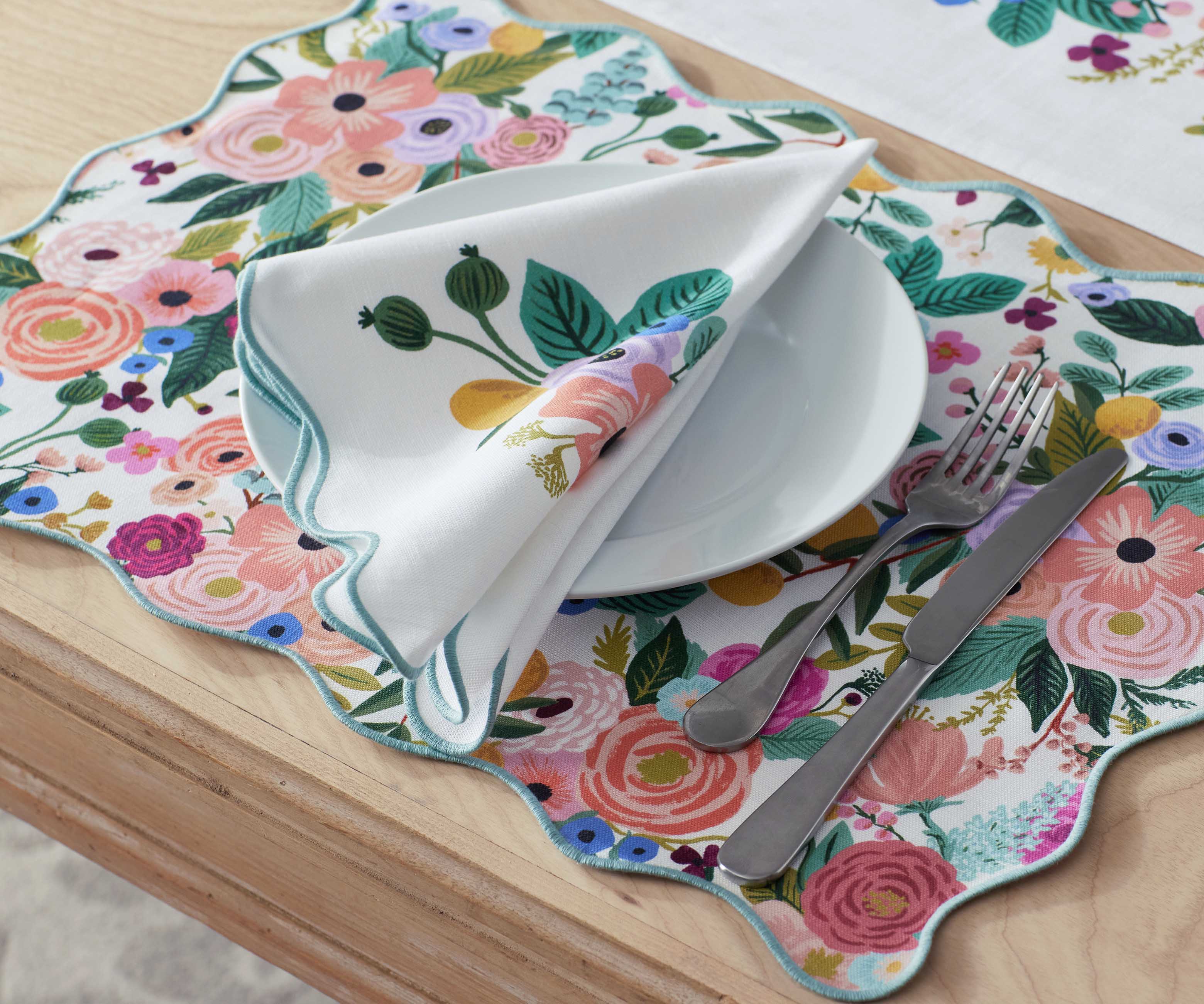 Cotton Placemats - Garden Party - Image 2