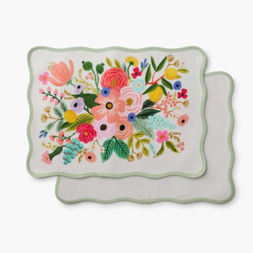 Cotton Placemat Set - Garden Party