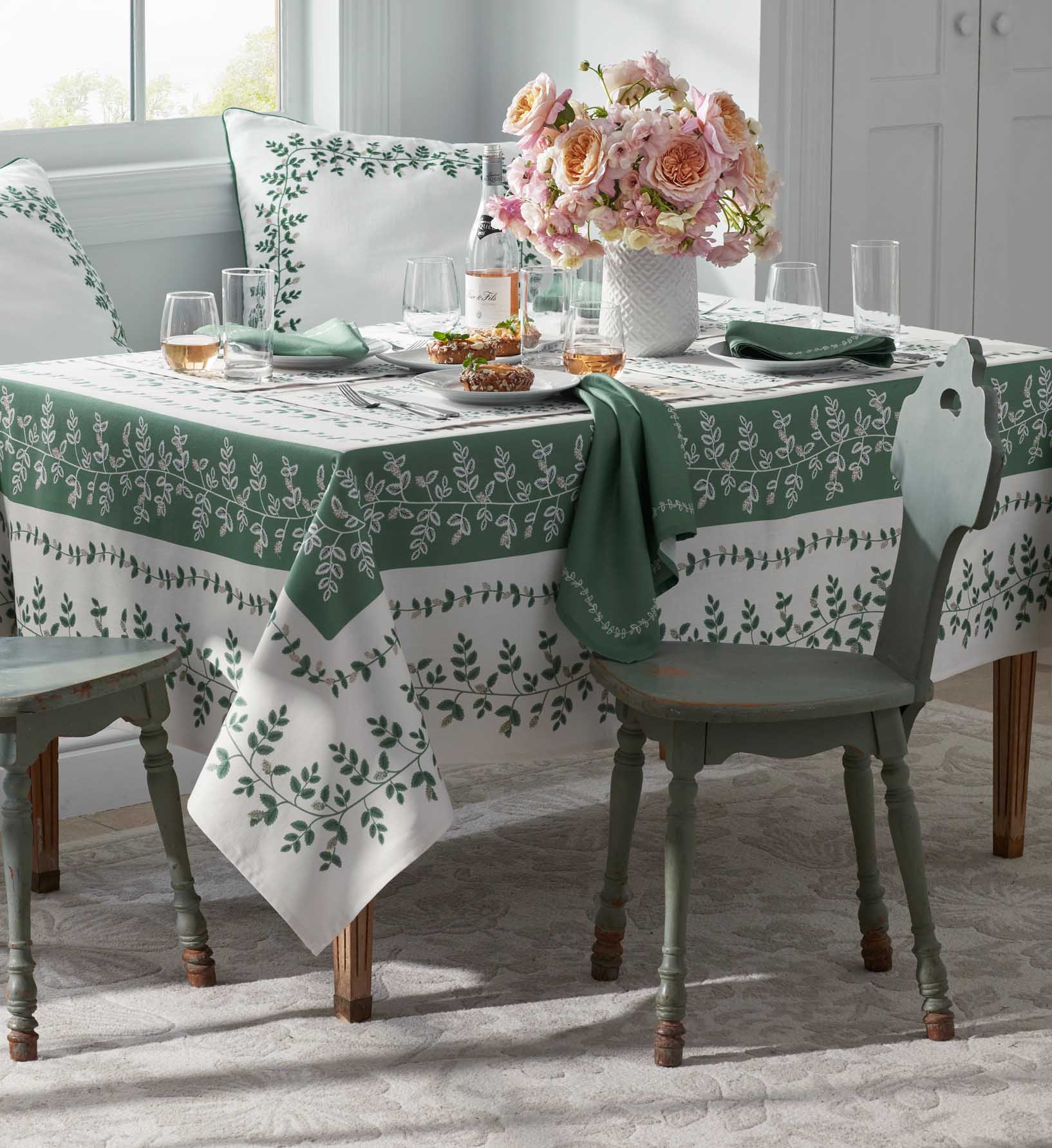 Cotton Tablecloth - Climbing Vines - Image 2