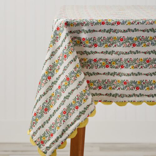 Cotton Tablecloth - Rosette