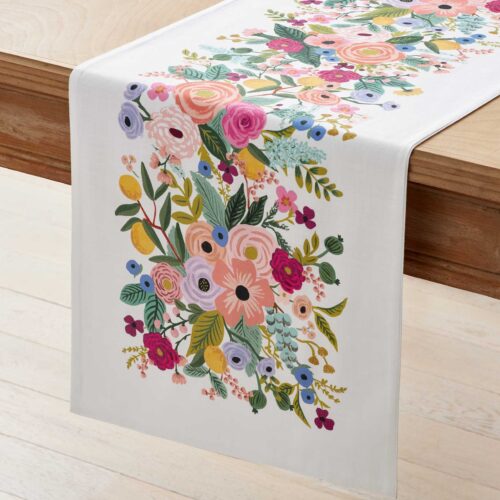 Cotton Table Runner - Garden Party