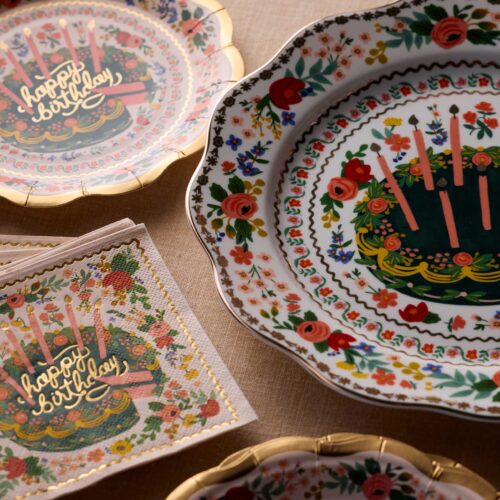 Alternative view of Celebration Plate - Floral Cake