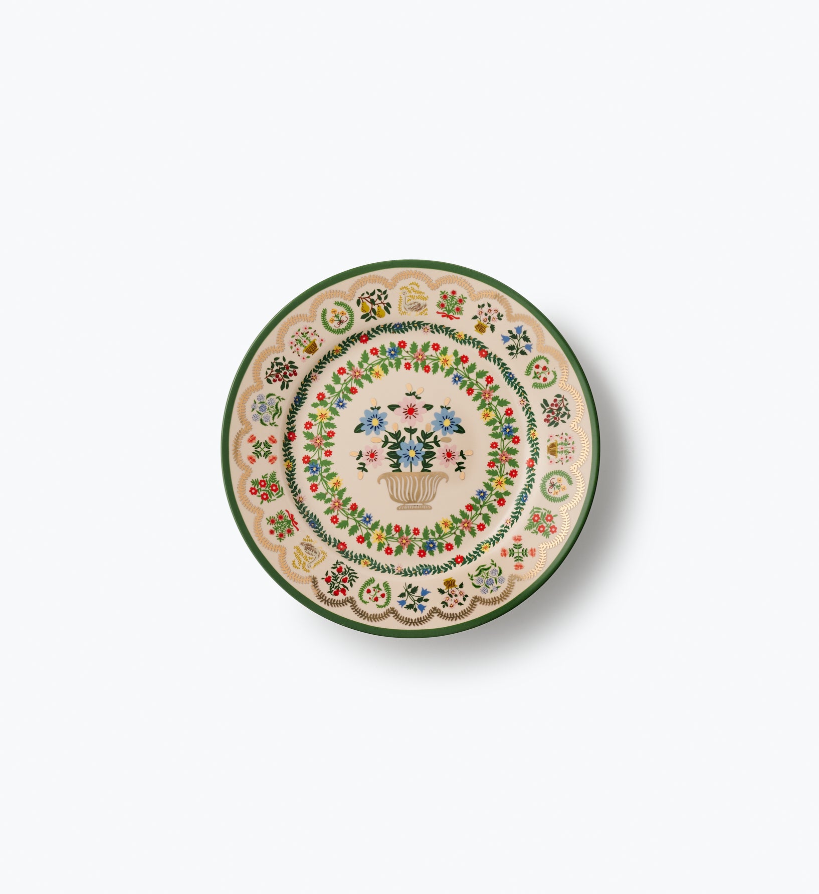 Porcelain Dessert Plate Set - Rosette - Image 12