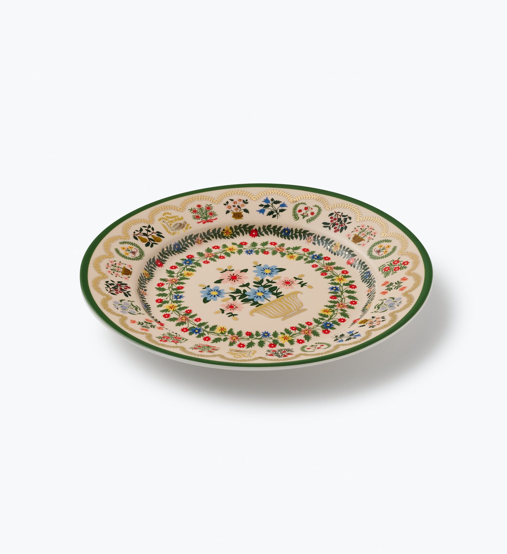 Porcelain Dessert Plate Set - Rosette - Image 16