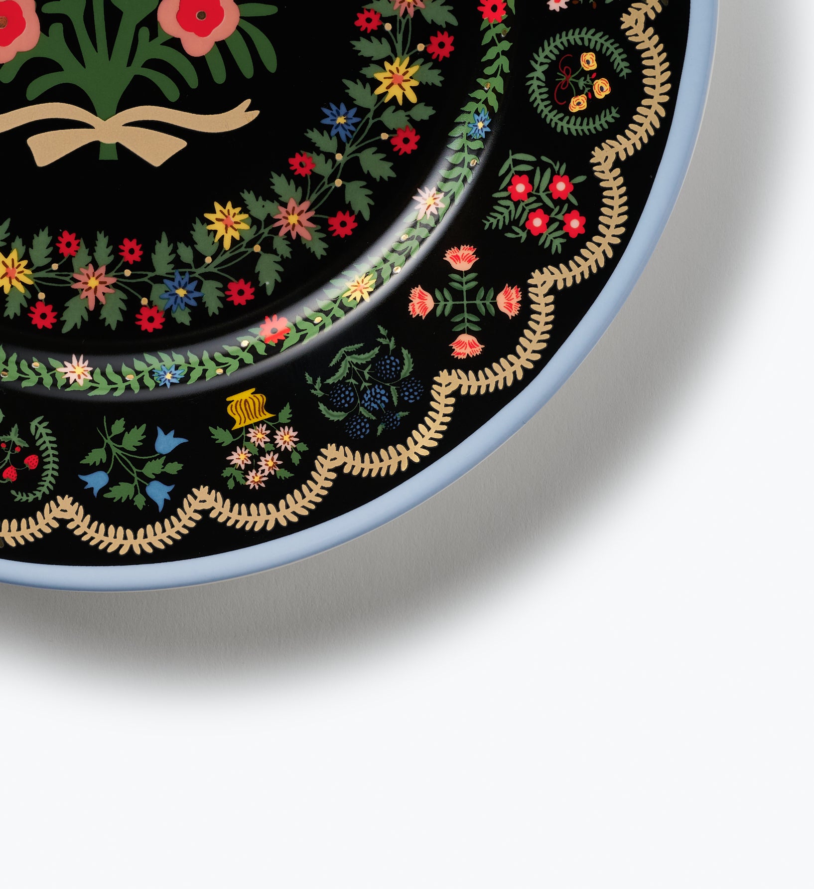 Porcelain Dessert Plate Set - Rosette - Image 5