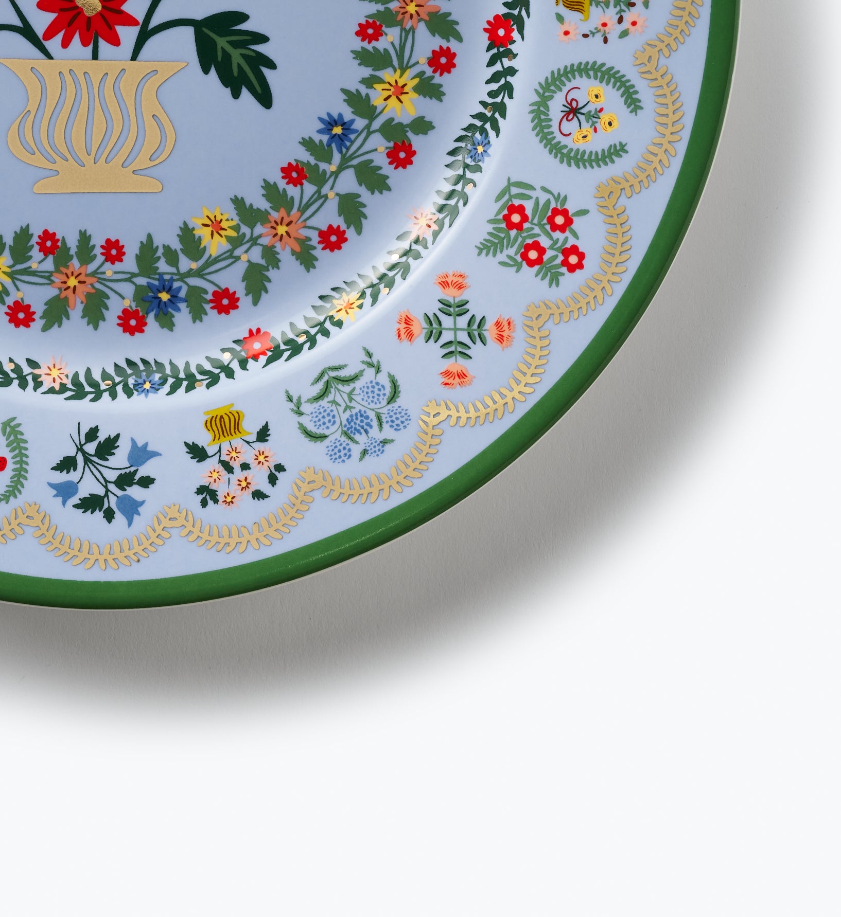Porcelain Dessert Plate Set - Rosette - Image 6