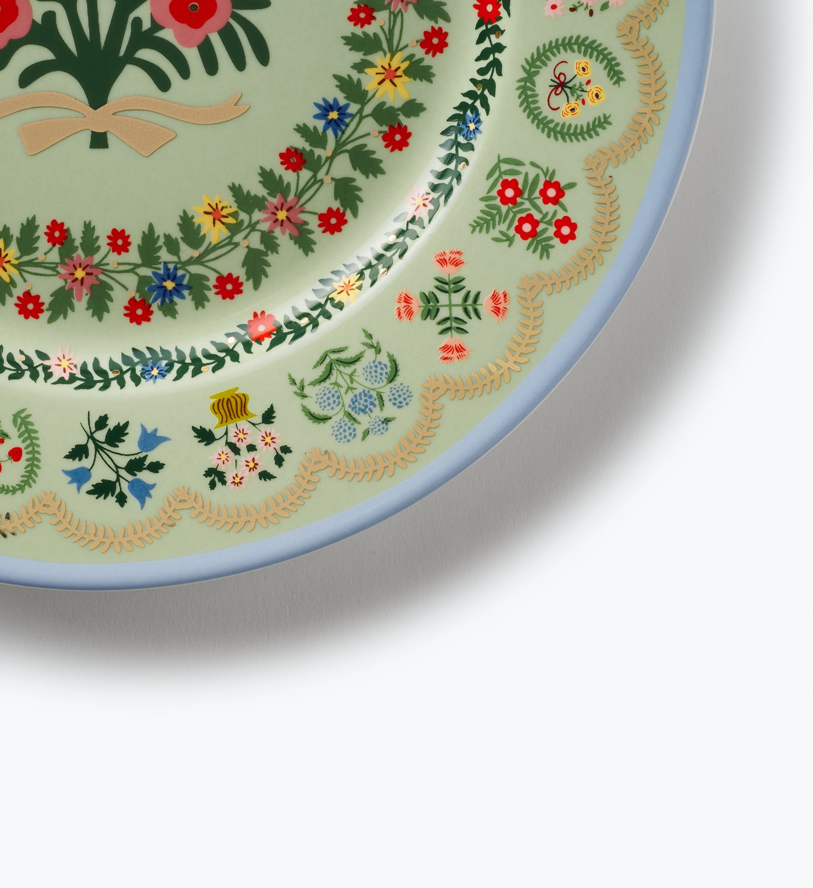 Porcelain Dessert Plate Set - Rosette - Image 7