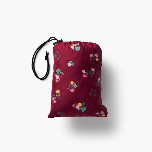 Alternative view of Packable Rain Poncho - Ditsy Dahlia